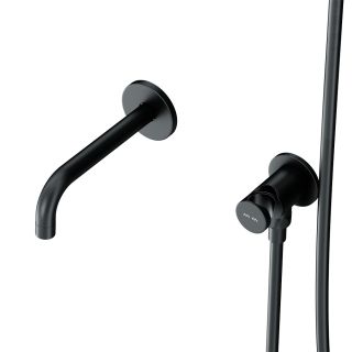 Душевой комплект Am.Pm X-Joy FB85A3RH42 с термостатом чёрный